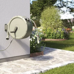 Verve Wall-mounted Manual Hose Reel Set (L)40m 16 Verve Wall-mounted Manual Hose Reel Set (L)40m -Outdoor Garden Shop verve wall mounted manual hose reel set l 40m5059340251004 05i